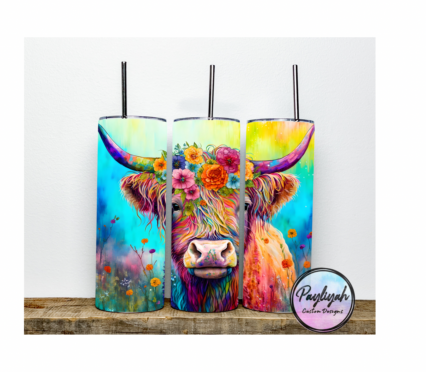 Watercolor Cow