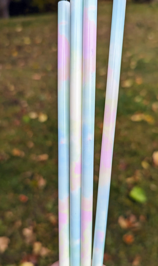 Pastel Tiedye Straw