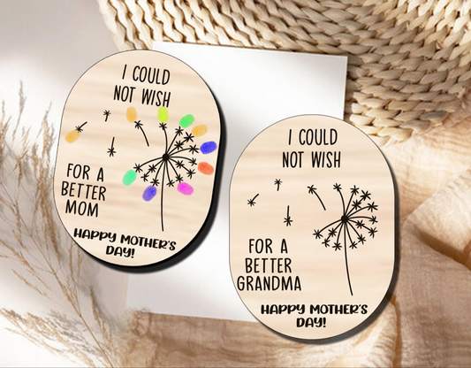 Mother's Day Fingerprint Sign