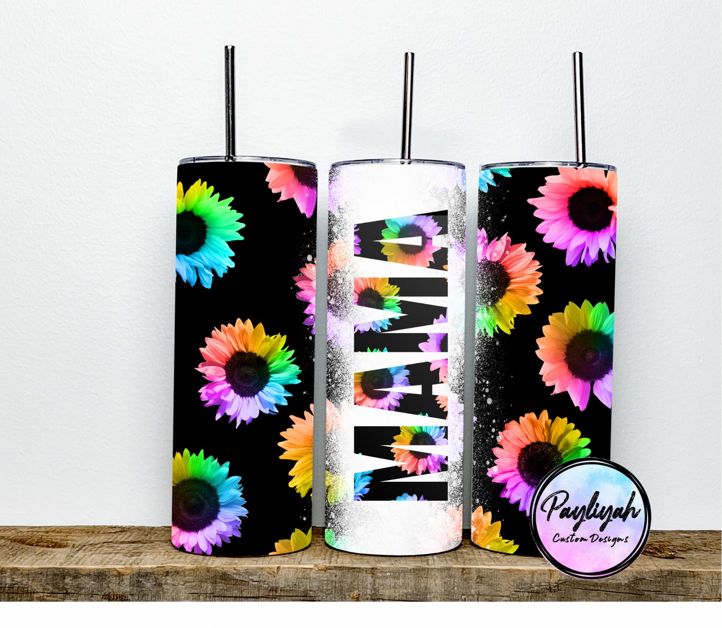 Rainbow Sunflower Mama
