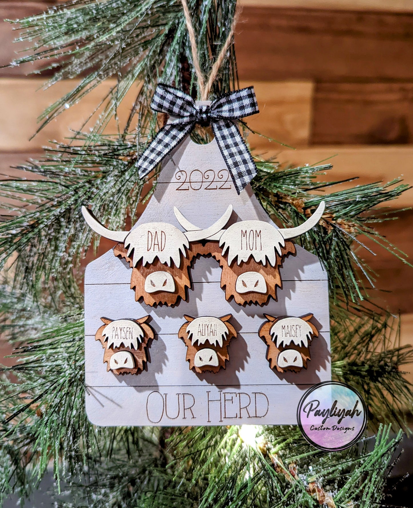 Highland Cow Ornament