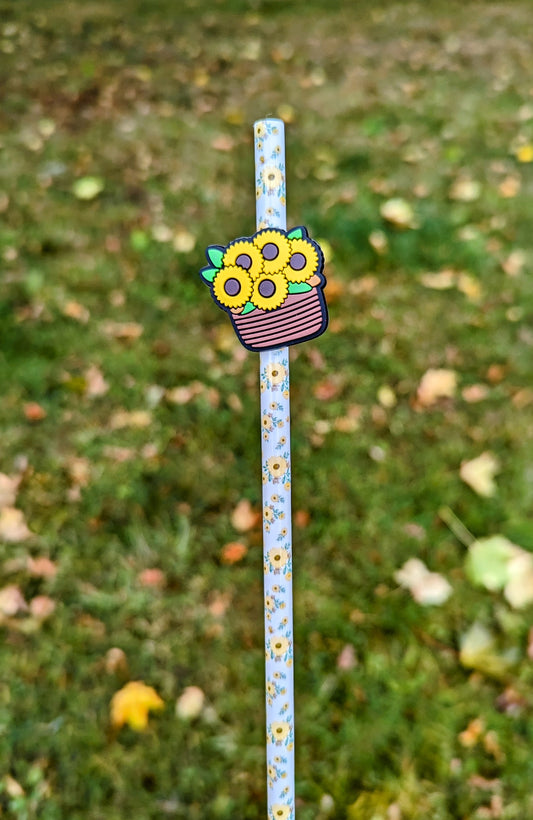 Sunflower in Bucket Charm