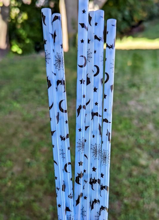 Purple Bat Color Changing Straw
