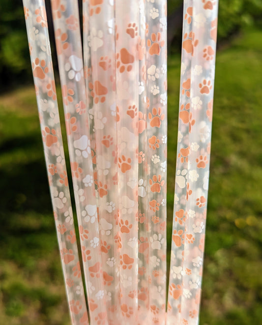 Paw Print Straw