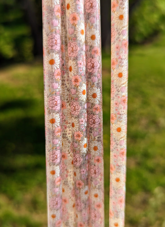 Spring Flowers Color Changing Straw