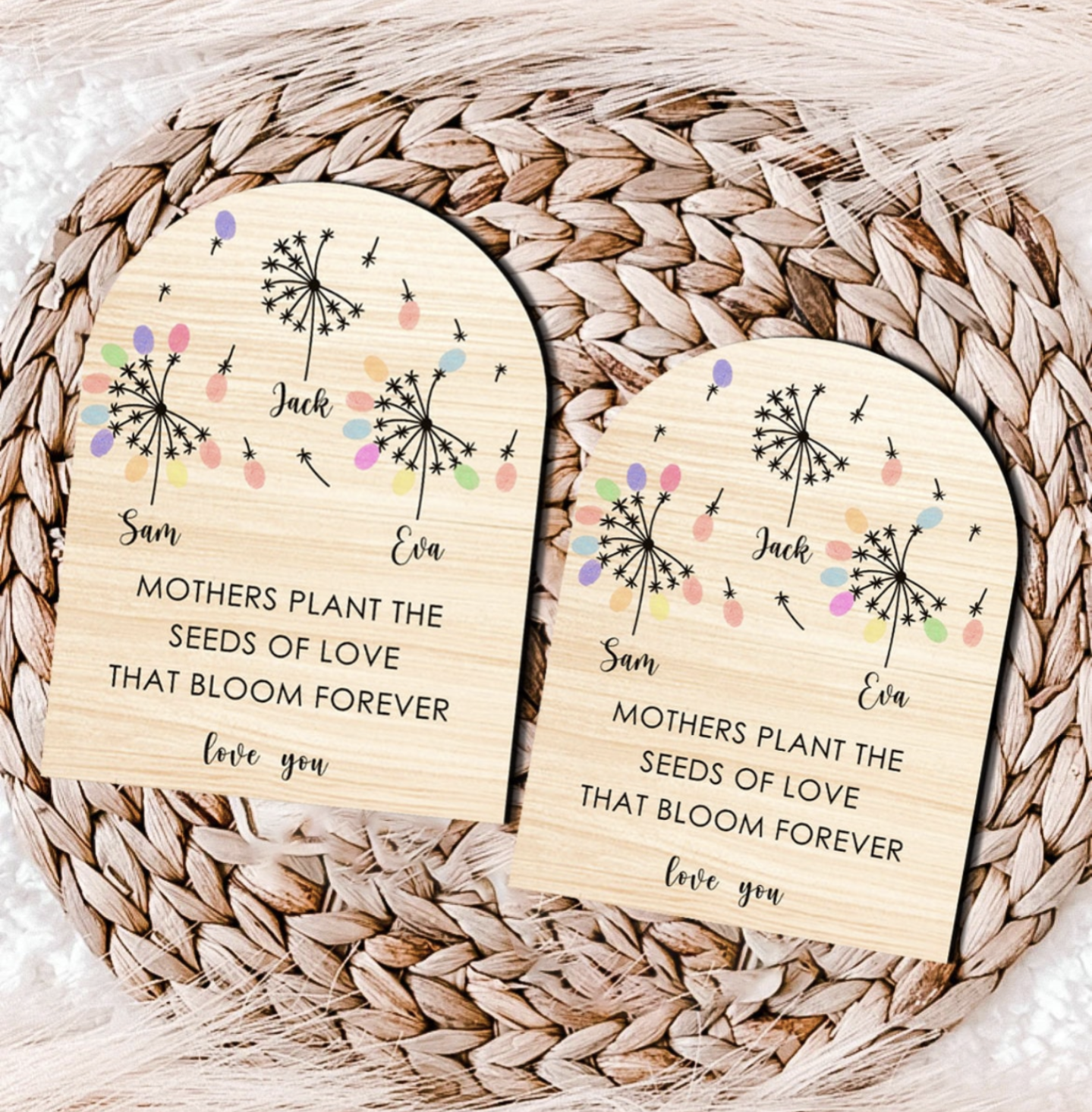 Mother's Day Fingerprint Sign