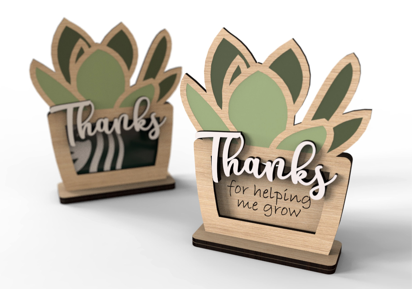 Succulent Gift Card Holder