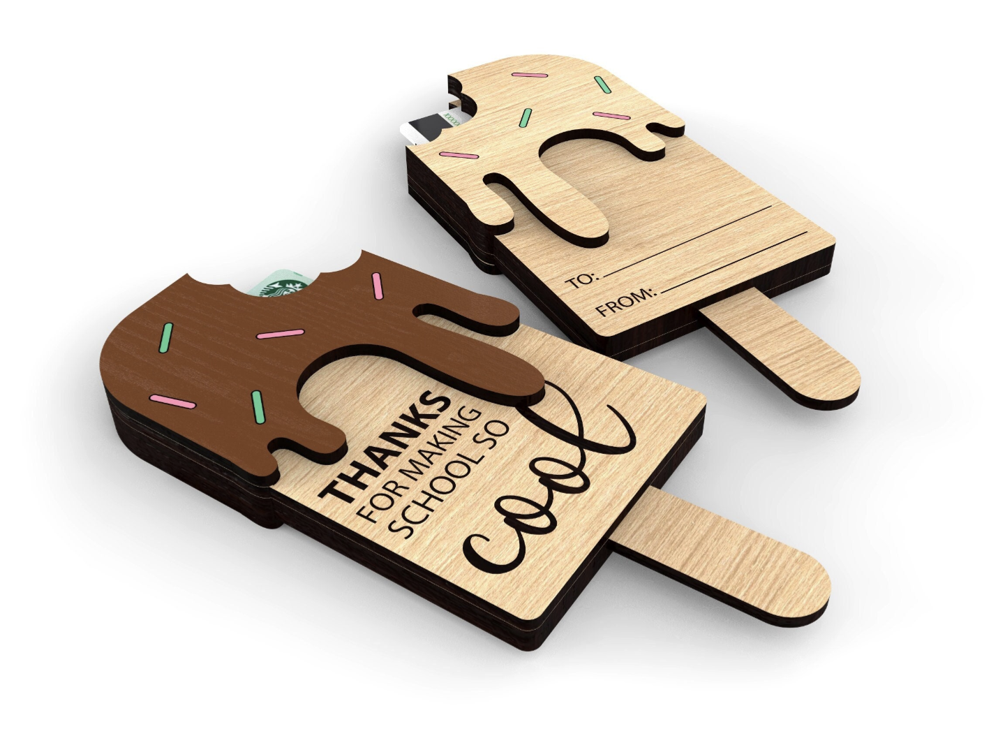 Ice Cream Gift Card Holder