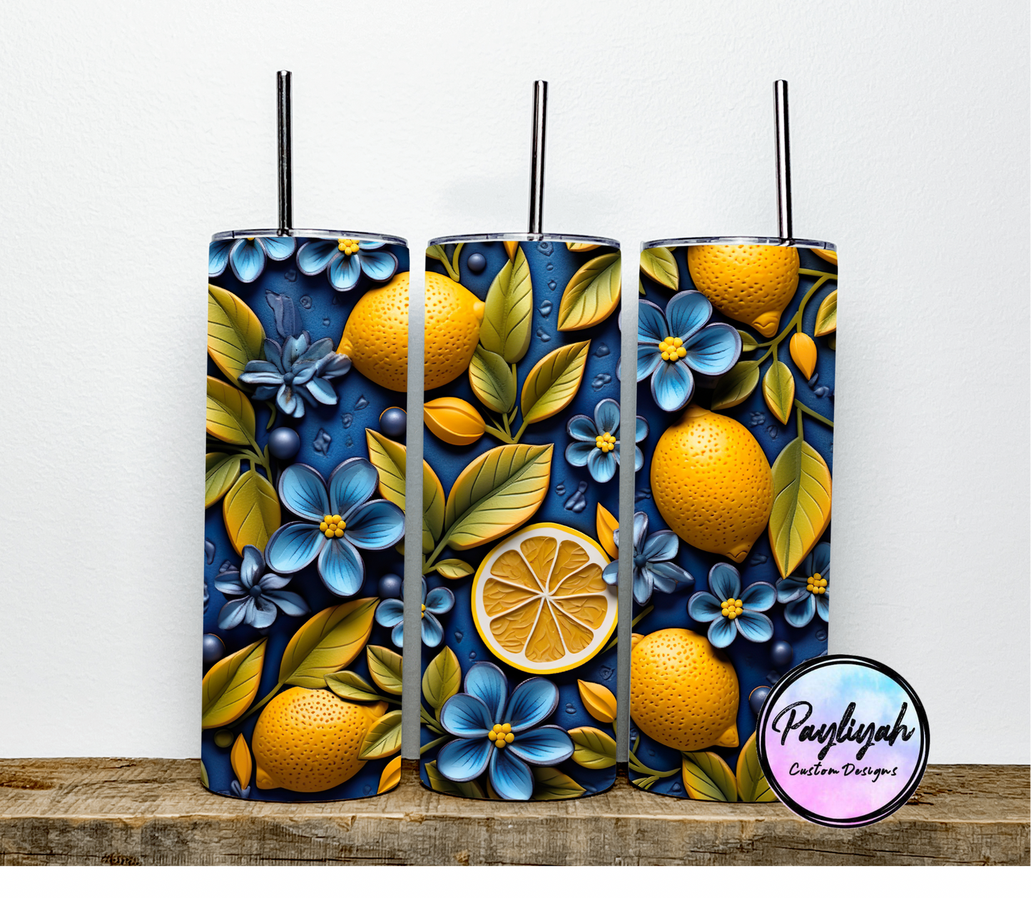 Lemons and blueberries