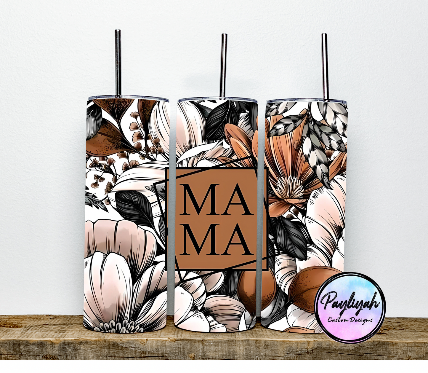 Orange Floral Mama