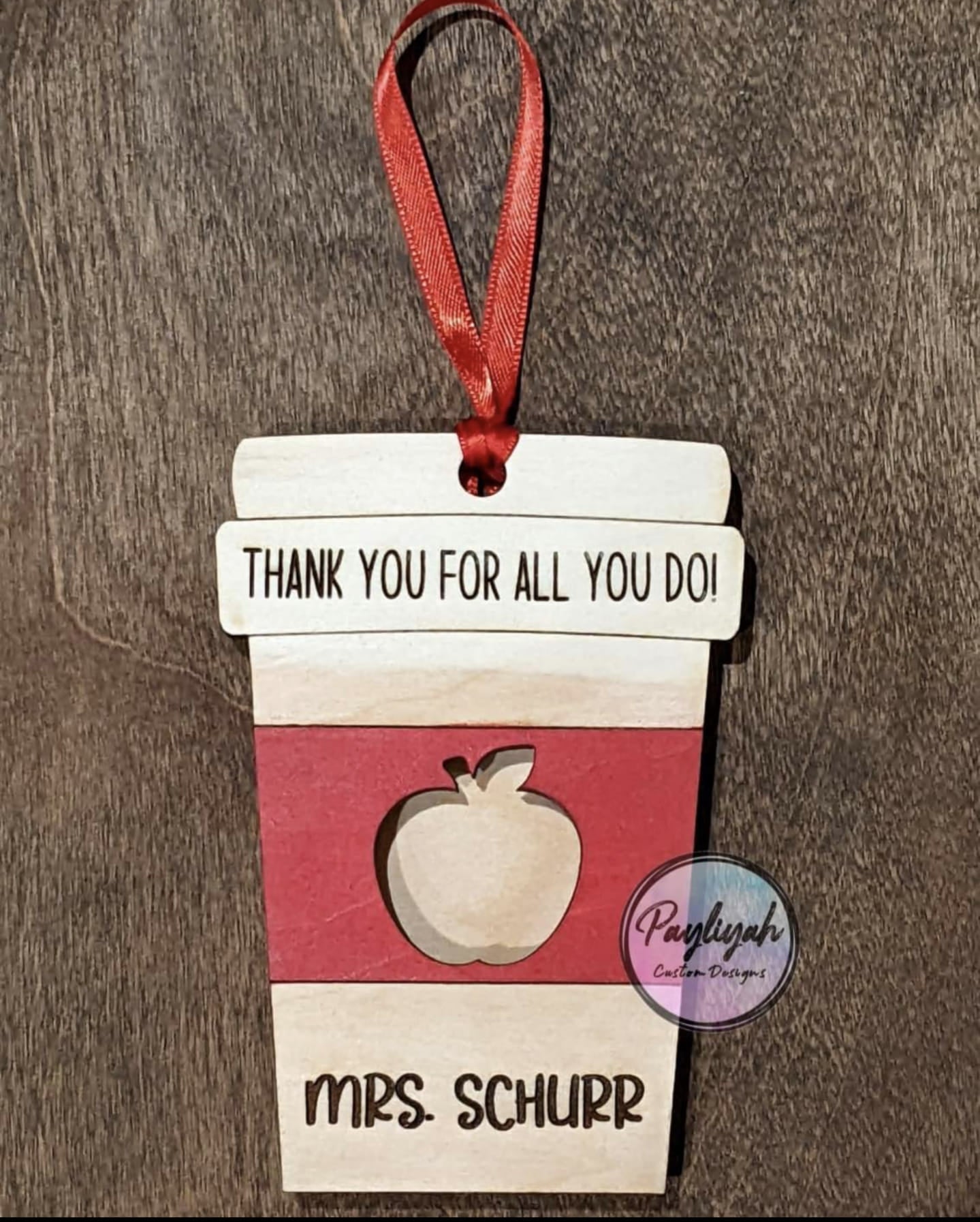 Teacher Gift Card Holder